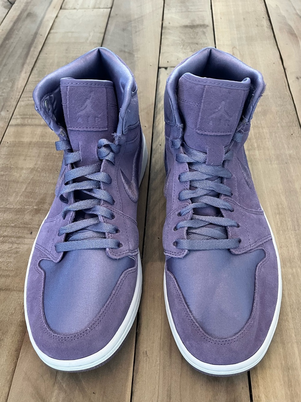 Air Jordan 1 Retro High Season Of Purple Earth High Top Athletic Sneakers